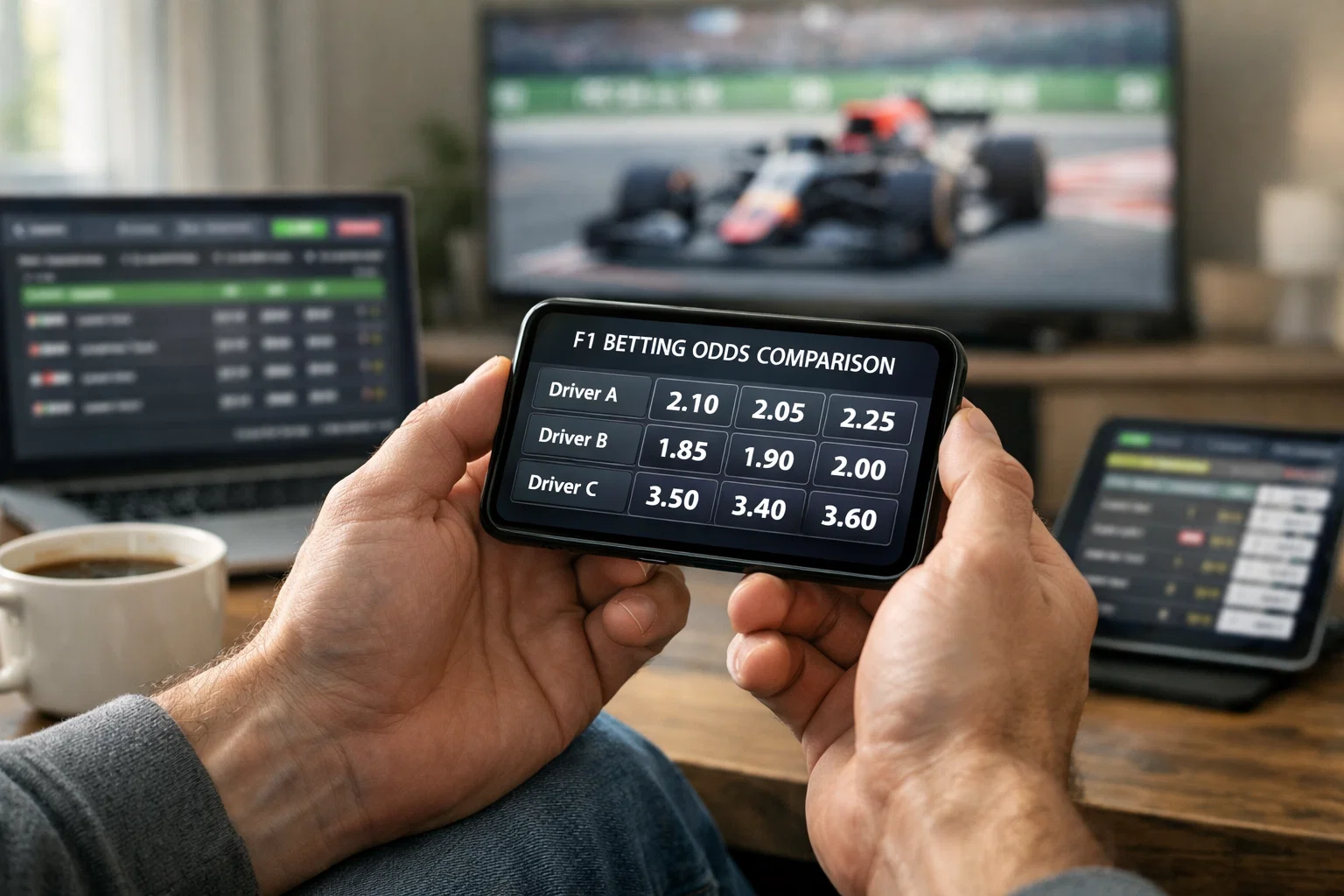F1 Odds Vergelijken